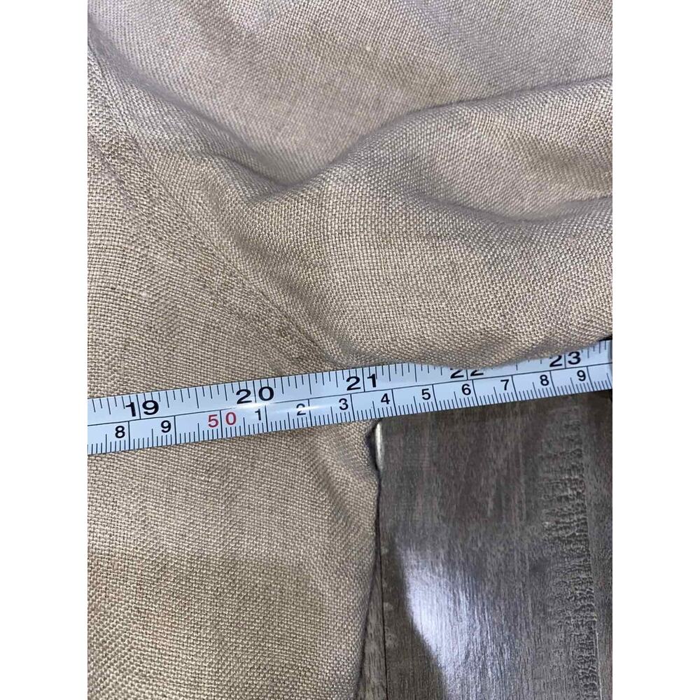 Liz Claiborne Collection Womens Jacket Linen Beige Vintage XL A001627 - Picture 5 of 11